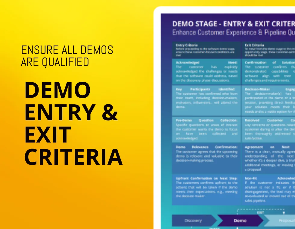 Demo Entry & Exit Criteria