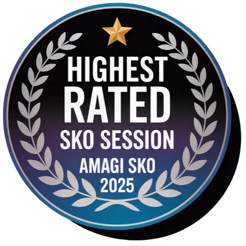 Highest Rated SKO Session — Amagi SKO 2025
