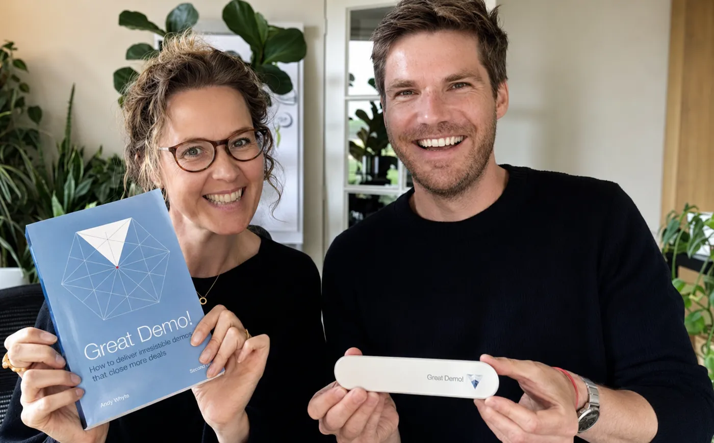 Max Lüpertz being welcomed into the Great Demo! family by Natasja Bax