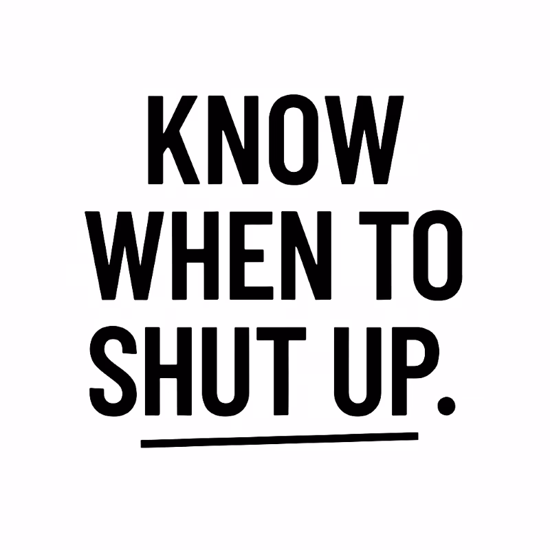 Solution Engineers: Know When to Shut Up During Your Demo