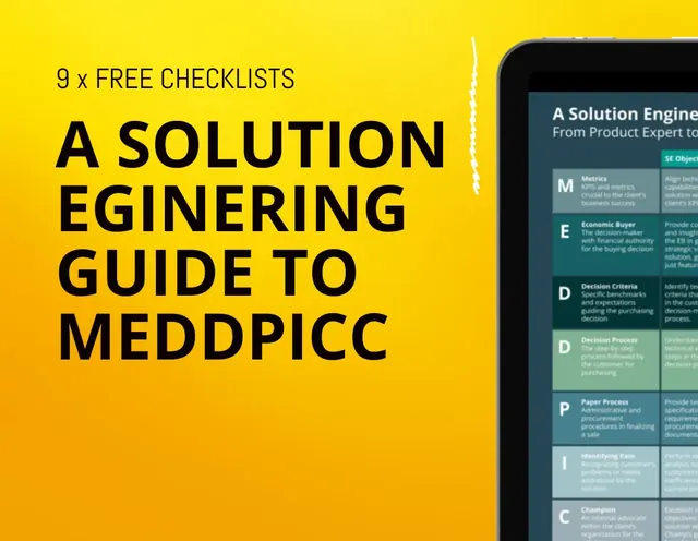 MEDDPICC Guide for SEs