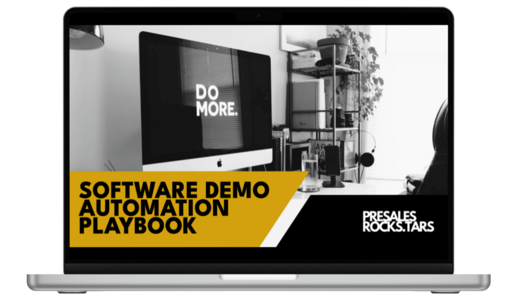 Cover of the free software demo automation playbook