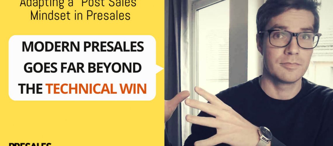 Presales More than a Technical Win