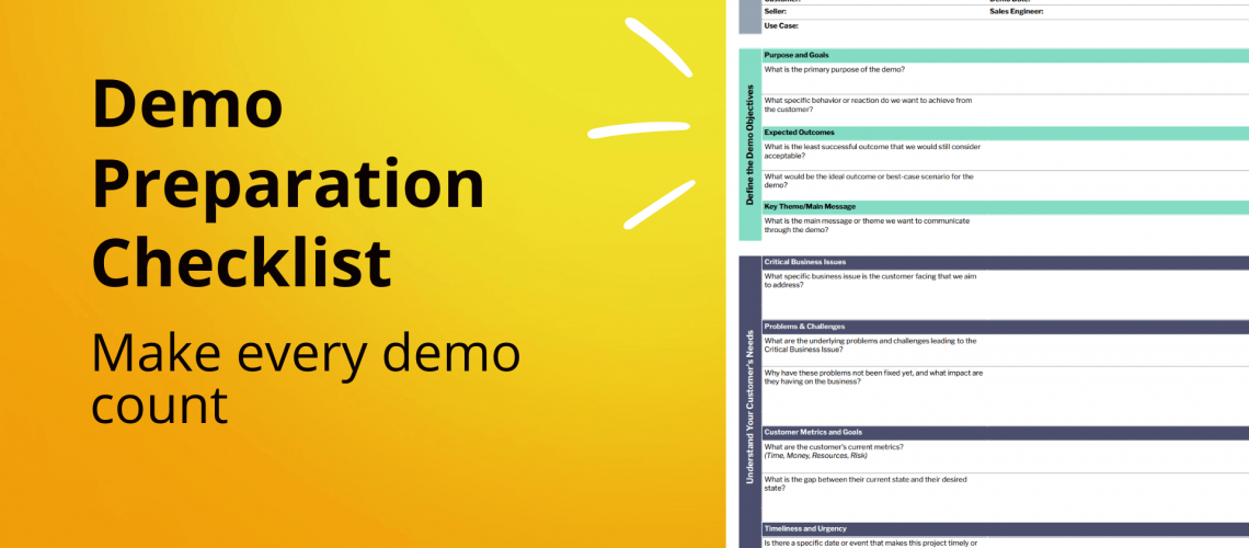 Software Demo Checklist