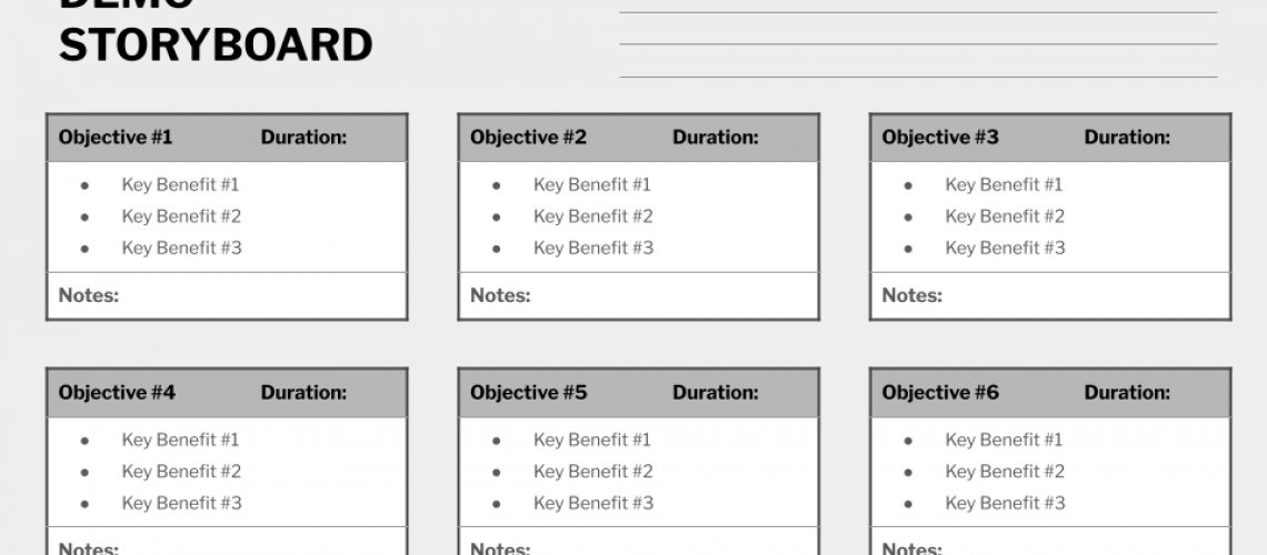 Visual Demo Storyboard